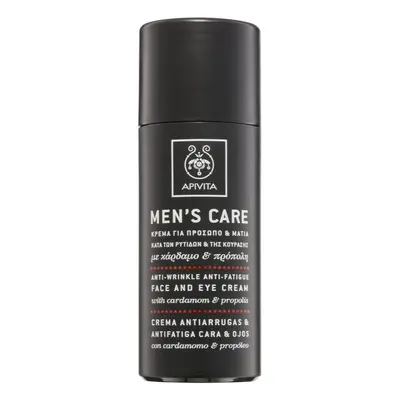 Apivita Men's Tonic Cream Cardamom & Propolis ránctalanító krém az arcra és a szemekre 50 ml