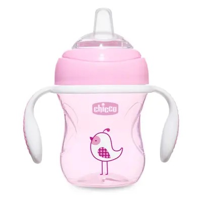 Chicco Transition gyakorlóbögre fogantyúval 4m+ Pink 200 ml