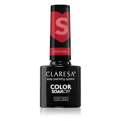 Claresa SoakOff UV/LED Color Kiss Me géles körömlakk árnyalat 4 5 g