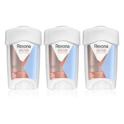 Rexona Maximum Protection Clean Scent izzadásgátló krém az izzadás csökkentésére takarékos kisze