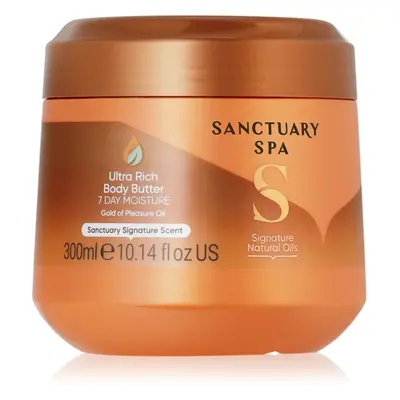 Sanctuary Spa Signature Natural Oils intenzív hidratáló testvaj 300 ml