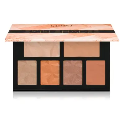 Cupio Skin Shades Púderes highlight és kontúr paletta az arcra 26 g