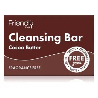 Friendly Soap Cleansing Bar Cocoa Butter természetes szappan arcra és testre 95 g