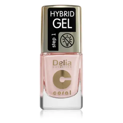 Delia Cosmetics Coral Hybrid Gel géles körömlakk UV/LED lámpa használata nélkül árnyalat 120 11 