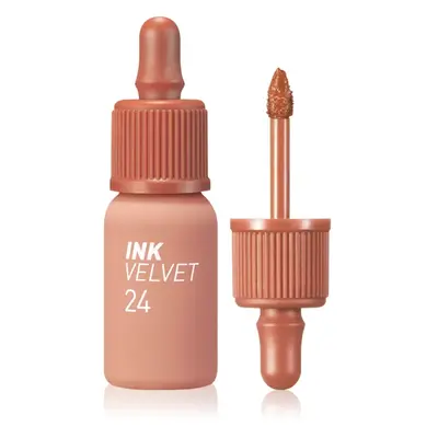 peripera Ink Velvet bársonyos rúzs árnyalat 24 Milky Nude 4 g