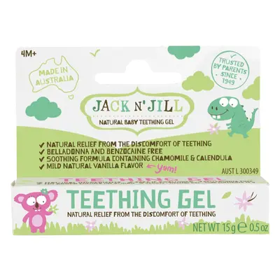 Jack N’ Jill Teething Gel nyugtató gél fogzásra 4m+ 15 g