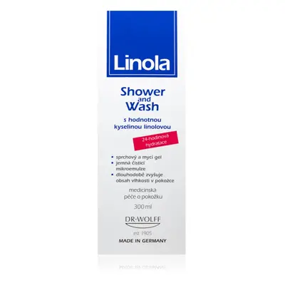 Linola Shower and Wash hipoallergén tusfürdő 300 ml