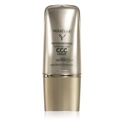 Yonelle Metamorphosis tonizáló arckrém SPF 50 árnyalat Gold Tan 30 ml