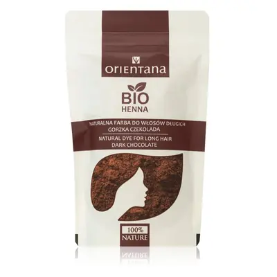 Orientana Bio Henna Natural Dye tartós hajfesték árnyalat Dark Brown 100 g