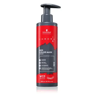 Schwarzkopf Professional Chroma ID Color Mask intenzív színező pakolás hajra árnyalat Red 300 ml