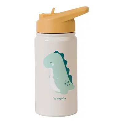 Saro Baby Thermos Bottle with Straw termosz szívószállal Sand 350 ml