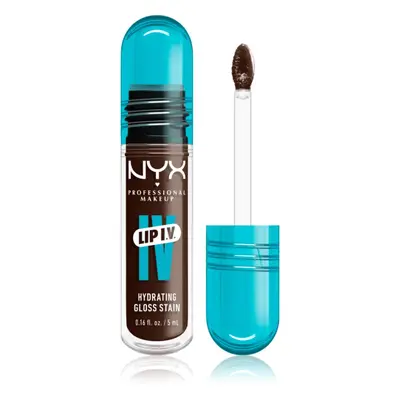 NYX Professional Makeup Lip IV tartós ajakfény hidratáló hatással árnyalat 06 - ESPRESSO SOAK 5 