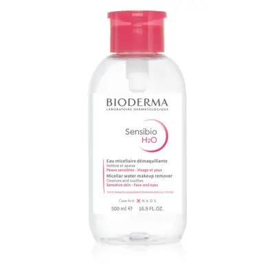 Bioderma Sensibio H2O micellás víz érzékeny bőrre adagolóval 500 ml