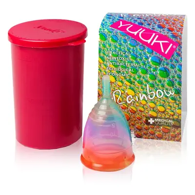 Yuuki Rainbow Jolly 1 + cup menstruációs kehely méret large (⌀ 46 mm, 24 ml) 1 db