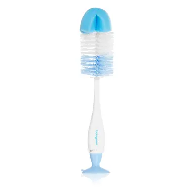 BabyOno Take Care Brush for Bottles and Teats tisztítókefe 2 az 1-ben Blue 1 db