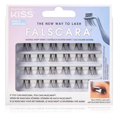 KISS Falscara Wisp csomós műszempilla Natural Wispy Wisps 24 db