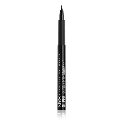 NYX Professional Makeup Super Skinny Eye Marker széles applikátorú szemhéjtus árnyalat Carbon Bl