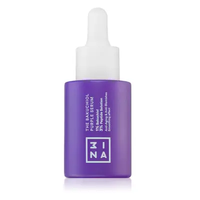 3INA The Bakuchiol Purple Serum könnyű arcszérum a bőr feszességéért 30 ml