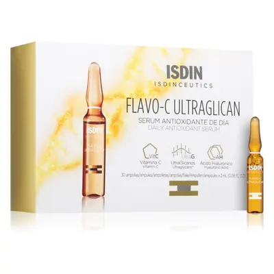 ISDIN Isdinceutics Flavo-C Ultraglican antioxidáns feszesítő arcszérum C vitamin 30x2 ml