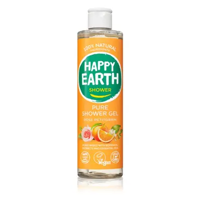 Happy Earth 100% Natural Shower Gel Rose Petitgrain tusfürdő gél 300 ml