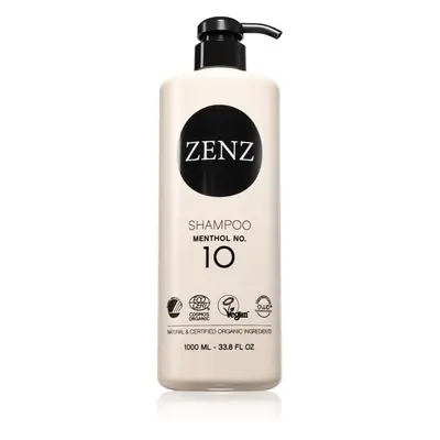 ZENZ Organic Menthol No. 10 sampon zsíros hajra és fejbőrre 1000 ml