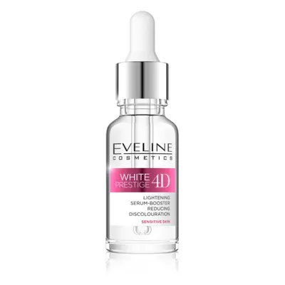 Eveline Cosmetics White Prestige 4D élénkítő korrekciós szérum a pigmentfoltok ellen az érzékeny