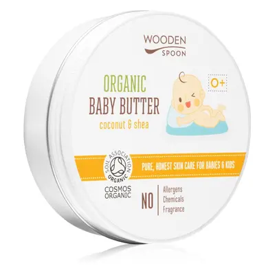 WoodenSpoon Organic Coconut & Shea testvaj gyermekeknek születéstől kezdődően 100 ml