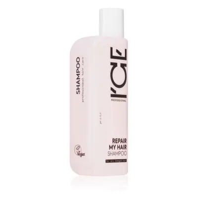 Natura Siberica ICE Professional Repair My Hair finom állagú tisztító sampon keratinnal 250 ml