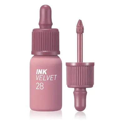 peripera Ink Velvet bársonyos rúzs árnyalat 28 Mauveful Nude 4 g