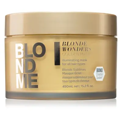 Schwarzkopf Professional Blondme Blonde Wonders tápláló maszk a puha és fénylő hajért 450 ml