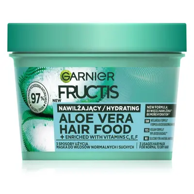 Garnier Fructis Aloe Vera Hair Food hidratáló maszk normál és száraz hajra 400 ml