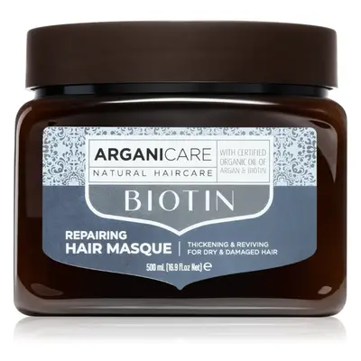 Arganicare Biotin Repairing Hair Masque mélyen tápláló hajmaszk biotinnal 500 ml