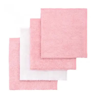 T-TOMI BIO Bamboo Baby Washcloths fürdő pamacs Pink 25 x 25 cm 4 db