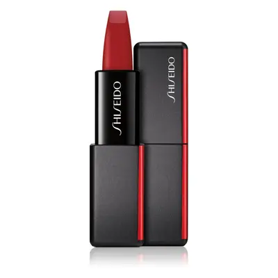 Shiseido ModernMatte Powder Lipstick matt púderes ajakrúzs árnyalat 516 Exotic Red (Scarlet Red)