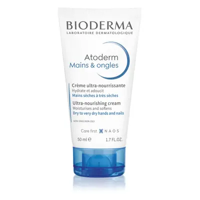 Bioderma Atoderm Cream Hand & Nails kézkrém nagyon száraz, érzékeny és atópiás bőrre 50 ml