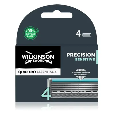 Wilkinson Sword Quattro Essential 4 Precision Sensitive tartalék pengék 4 db