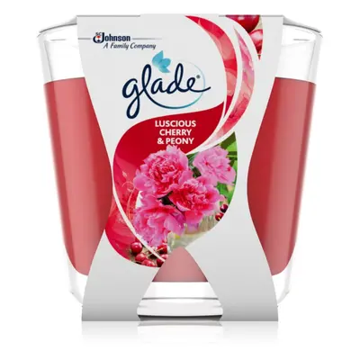 GLADE Luscious Cherry & Peony illatgyertya 70 g