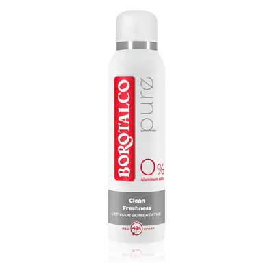 Borotalco Pure alumínium mentes dezodor spray formában 48h 150 ml