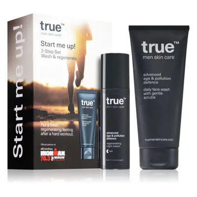 true men skin care Start Me Up! arcápoló szett uraknak