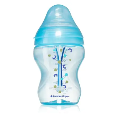 Tommee Tippee Closer To Nature Anti-colic Advanced Baby Bottle cumisüveg Slow Flow Blue 0 m+ 260