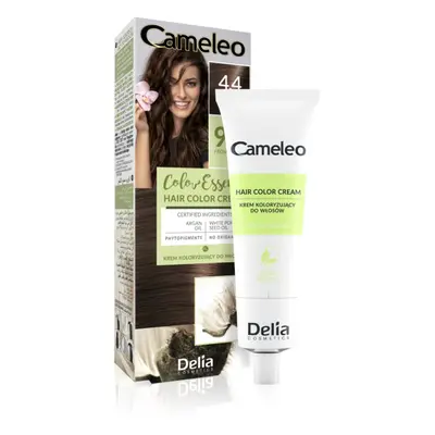 Delia Cosmetics Cameleo Color Essence hajfesték tubusban árnyalat 4.4 Spicy Brown 75 g