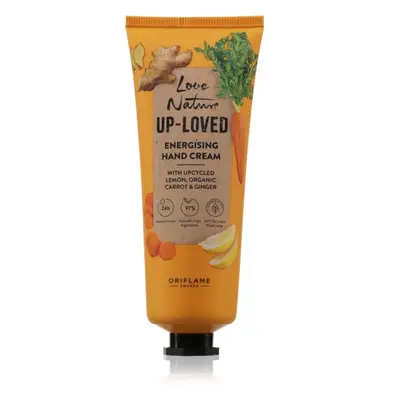 Oriflame Love Nature Up-Loved Upcycled Lemon & Organic Carrot & Ginger hidratáló kézkrém 75 ml