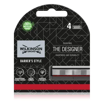 Wilkinson Sword Barbers Style The Architect tartalék pengék 4 db