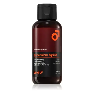 Beviro Bohemian Spirit Natural Body Wash természetes tusoló gél uraknak 100 ml