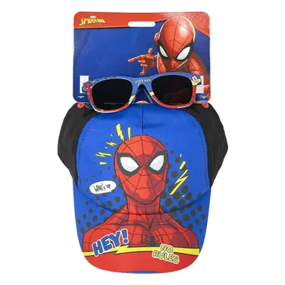 Marvel Spiderman Set Cap & Sunglasses szett gyermekeknek 3+ years Size 53 cm 1 db