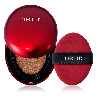 TIRTIR Mask Fit Red Cushion Mini tartós alapozó sminkszivaccsal árnyalat 37C Almond 4.5 g