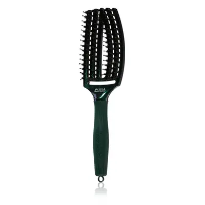 Olivia Garden Fingerbrush Midnight Desert lapos kefe odstín Emerald 27 cm