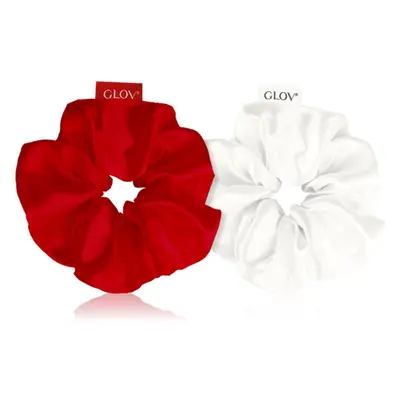 GLOV Satin Scrunchies S hajgumik Red/Beige 2 db