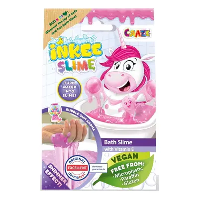 Craze INKEE Slime színes szlájm fürdőbe Pink 100 g