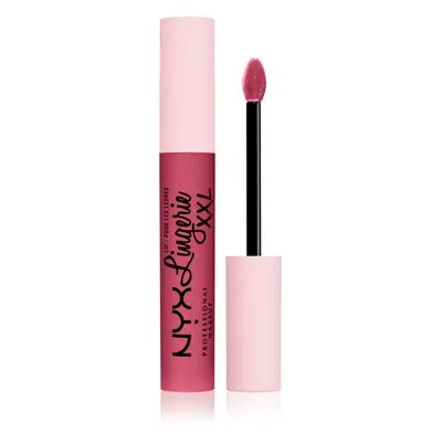 NYX Professional Makeup Lip Lingerie XXL matt folyékony állagú ajakrúzs árnyalat 15 - Pushd up 4